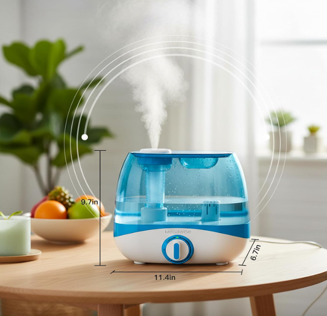 MEGAWISE 5L Cool Mist Humidifier for Bedroom & Home