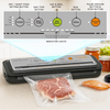 MEGAWISE Vacuum Sealer Machine, Dry & Moist Modes, Hose, 10 Bags & 20 Mason Jar Lids, Compact Home Food Storage Sealer