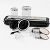 MEGAWISE Vacuum Sealer Machine, Dry & Moist Modes, Hose, 10 Bags & 20 Mason Jar Lids, Compact Home Food Storage Sealer