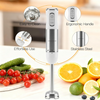 MEGAWISE Immersion Blender, 1100W Hand Blender with 5-in-1 Attachments
