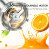 MEGAWISE Immersion Blender, 1100W Hand Blender with 5-in-1 Attachments
