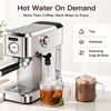 MEGAWISE Espresso Machine with 20Bar High-Pressure Extraction