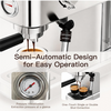 MEGAWISE Espresso Machine with 20Bar High-Pressure Extraction