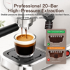 MEGAWISE Espresso Machine with 20Bar High-Pressure Extraction
