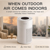 MEGAWISE Air Purifier 2 Pack, Quiet HEPA Air Cleaner for Home & Office