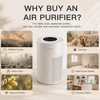 MEGAWISE Air Purifier 2 Pack, Quiet HEPA Air Cleaner for Home & Office