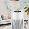 MEGAWISE Air Purifier 2 Pack, Quiet HEPA Air Cleaner for Home & Office