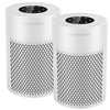 MEGAWISE Air Purifier 2 Pack, Quiet HEPA Air Cleaner for Home & Office