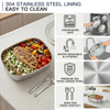 MEGAWISE 1.5L Electric Lunch Box, Suitable for Office and Car Use