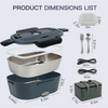 MEGAWISE 1.5L Electric Lunch Box, Suitable for Office and Car Use