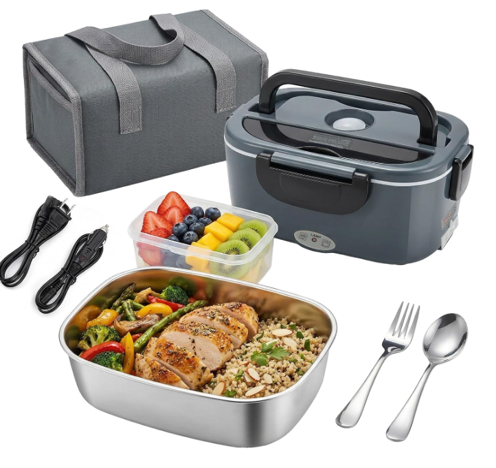 MEGAWISE 1.5L Electric Lunch Box, Suitable for Office and Car Use
