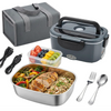 MEGAWISE 1.5L Electric Lunch Box, Suitable for Office and Car Use