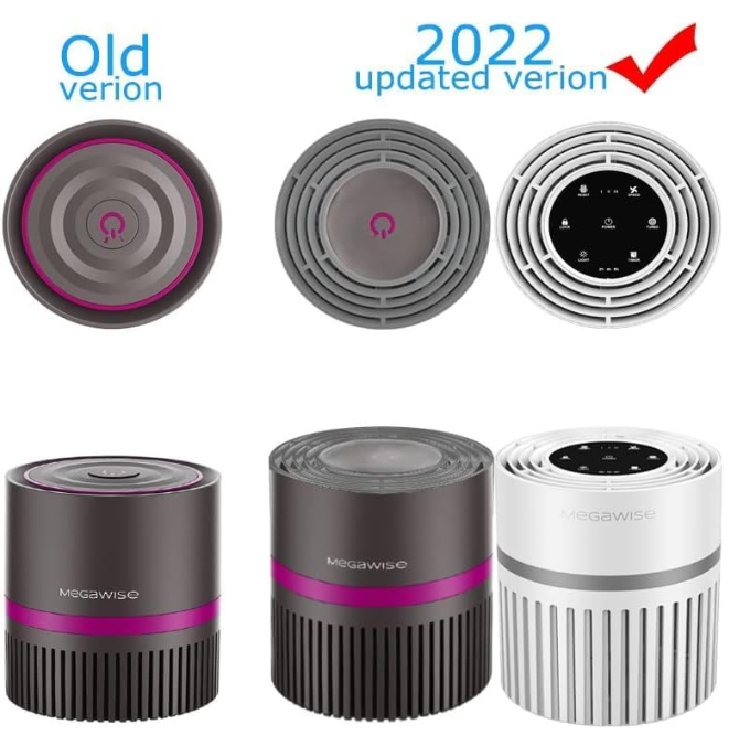 MEGAWISE EPI810 Air Purifier Replacement Filter, True HEPA, Bedroom