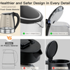 MEGAWISE Electric Kettle 2-Pack, 1.8L Glass, Fast Heating, Auto Shut-Off