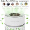 MEGAWISE HEPA Air Purifier for Home & Office, Includes 3 Filters, Quiet Operation, Compact Design for Daily Air Refreshing (White)