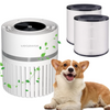 MEGAWISE HEPA Air Purifier for Home & Office, Includes 3 Filters, Quiet Operation, Compact Design for Daily Air Refreshing (White)