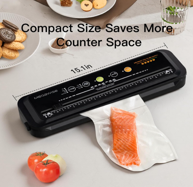 MEGAWISE Plus vacuum sealer, perfect for keeping your kitchen food fresh
