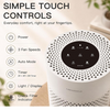 MEGAWISE Air Purifier for Home, Smart Hepa Filter Cleaner for Bedroom
