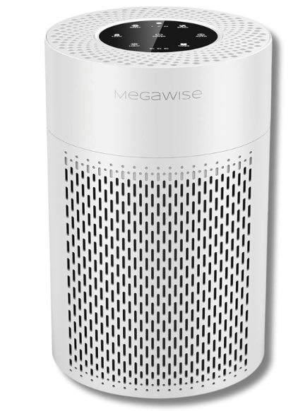MEGAWISE Air Purifier for Home, Smart Hepa Filter Cleaner for Bedroom