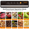 MEGAWISE Vacuum Sealer Machine, Dry & Moist Modes with Built-in Bag Cutter