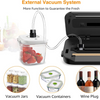 MEGAWISE 80kPa Food Vacuum Sealer with Built-In Cutter