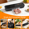 MEGAWISE Vacuum Sealer Machine, Dry & Moist Modes with Built-in Bag Cutter