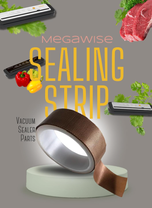 MegaWise Vacuum Sealer Replacement Sealing Strip – High-Quality Heat-Resistant Seal Bar for Airtight Food Preservation