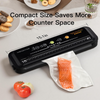 MEGAWISE Vacuum Sealer Machine, 80kPa, Built-In Cutter, Dry/Moist