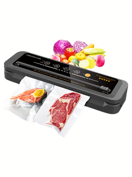 MEGAWISE 80kPa Vacuum Sealer, One-Touch Automatic Food Saver with Dry Moist Fresh Modes