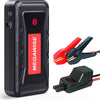 MEGAWISE 2500A Peak 21800mAh Car Jump Starter, Portable Power Pack for Up to 8.0L Gas & 6.5L Diesel Engines, with LCD Display, Type-C Fast Charging & Multi-Mode LED Flashlight