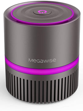 MEGAWISE EPI810 Desktop Air Purifier, True HEPA Filter Air Cleaner Updated 2023 Version