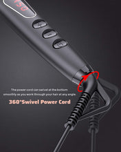 Load image into Gallery viewer, MEGAWISE Enhanced Ionic Anti-Scald Hair Straightener Brush with Universal Dual Voltage, MCH
