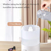 MegaWise Healthy Top-Refill Cool Mist Humidifiers for Bedroom, 24dB Ultrasonic Air Vaporizer with Water Filter for Baby [PP Material], Colorful Night Light,1 Gal Essential Oil Diffuser, Auto Shut Off