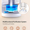 MegaWise Healthy Top-Refill Cool Mist Humidifiers for Bedroom, 24dB Ultrasonic Air Vaporizer with Water Filter for Baby [PP Material], Colorful Night Light,1 Gal Essential Oil Diffuser, Auto Shut Off