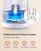 MegaWise Healthy Top-Refill Cool Mist Humidifiers for Bedroom, 24dB Ultrasonic Air Vaporizer with Water Filter for Baby [PP Material], Colorful Night Light,1 Gal Essential Oil Diffuser, Auto Shut Off