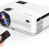 MEGAWISE Mini Projector, 5000Lux Movie Projector, 1080P and 200