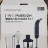 MEGAWISE 3-in-1 Immersion Hand Blender: Powerful 800W, 12-Speed Stick Blender with Sturdy Titanium-Plated Stainless-Steel Blades